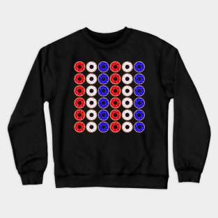 Patriotic Donuts (Vertical) Crewneck Sweatshirt